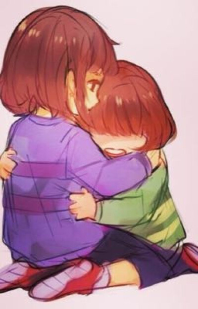 p站 二次元 插画 少女 游戏 Undertale Frisk Chara