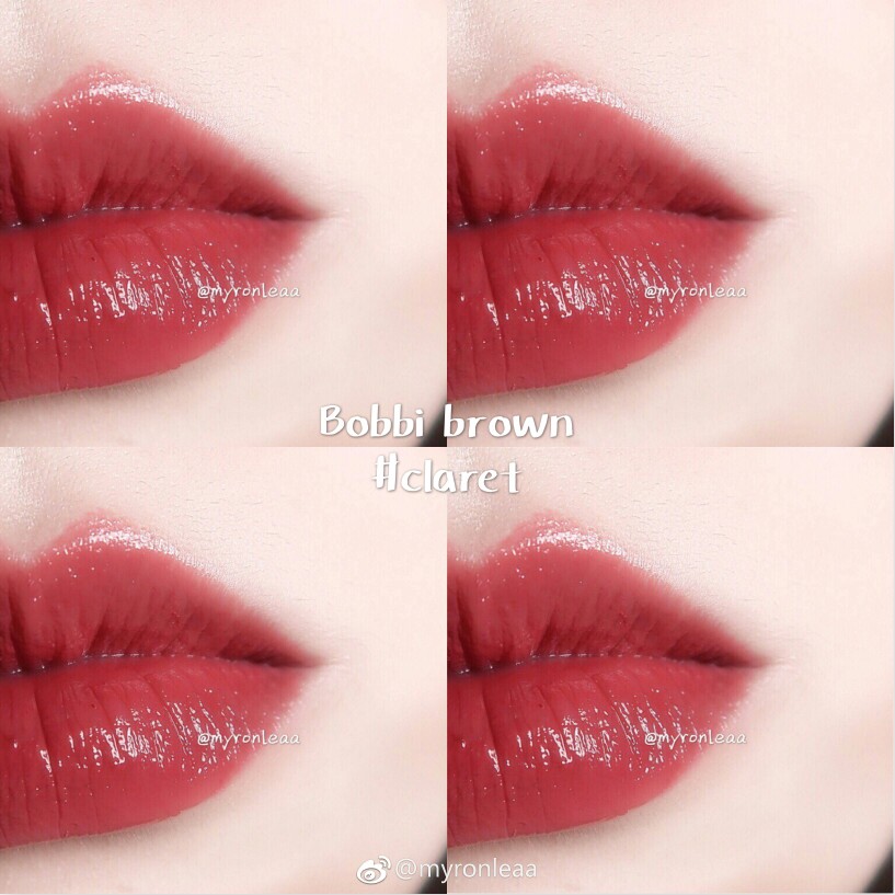 | Bobbi brown Claret
| 超难买的claret！火的不是没有理由，偏豆沙的枫叶红~超美了。精油护唇，使用感非常好。持久度中等。膏体虽然滋润但不会太过软糯。
| 显白！显气色！是带着些许暖意的秋冬色~自然光下会偏冷一丢丢。
@myronleaa