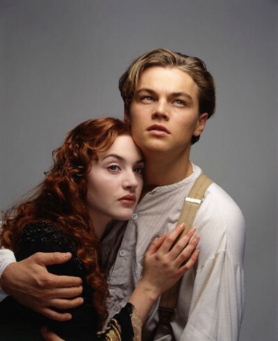 Leonardo DiCaprio and Kate Winslet in Titanic (1997)