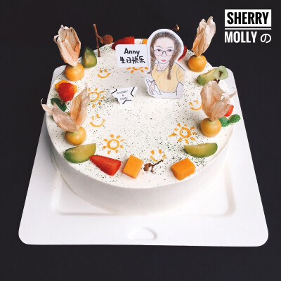 #SHERRY Molly家の下午茶#--『抹茶cake』在外地读书的哥哥特地给妹妹订的生日cake 真的很有心～说了一大段感想 看完之后也是感触很深 因为我也是个特别重家庭的人整体cake应该是把哥哥的想法都表现出来了～哥哥是学…