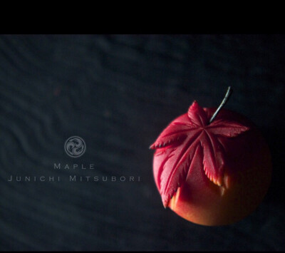 #一日一菓
#菓道 「 #紅葉 」
#wagashi of the Day #maple
#煉切 製 #針切り
