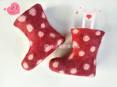 羊毛毡小毡靴毛毡鞋