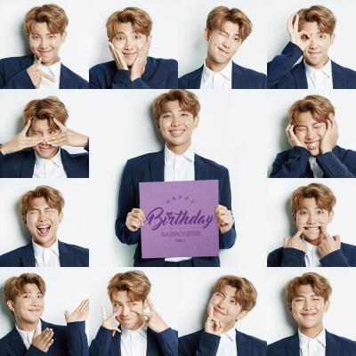 #金南俊 0912生日粗卡# 防弹少年团 BTS 金南俊 拉蒙 Rap Monster #壁纸 #头像