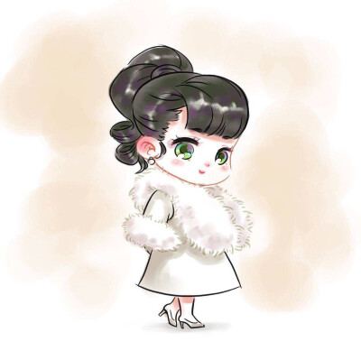 手帐素材—Q版丽颖