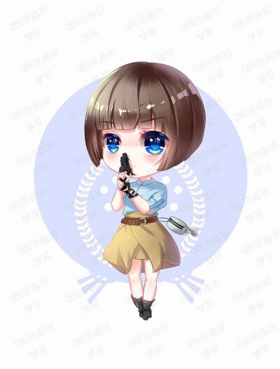 手帐素材—Q版丽颖