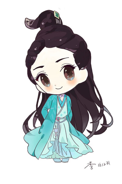 手帐素材—Q版丽颖