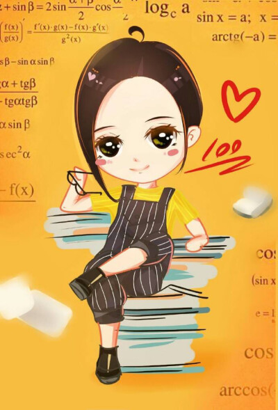 手帐素材—Q版丽颖