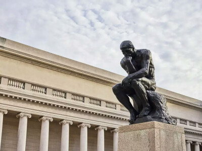 思想家 1880年 青铜
The Thinker, ca. 1880 Bronze