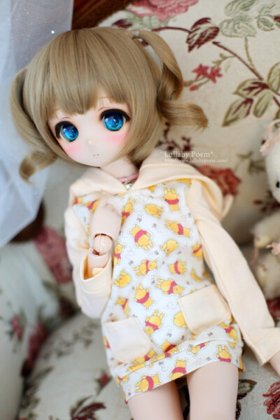 NEW!【LullabyPoem】*現貨* 耐熱絲 BJD DD 娃用假髮 -LPW042-