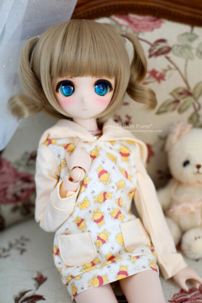 NEW!【LullabyPoem】*現貨* 耐熱絲 BJD DD 娃用假髮 -LPW042-