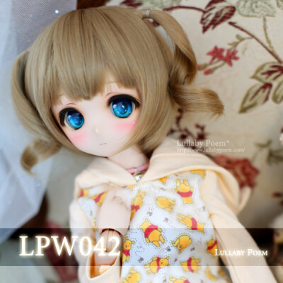 NEW!【LullabyPoem】*現貨* 耐熱絲 BJD DD 娃用假髮 -LPW042-