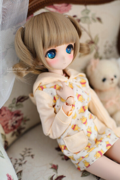 NEW!【LullabyPoem】*現貨* 耐熱絲 BJD DD 娃用假髮 -LPW042-