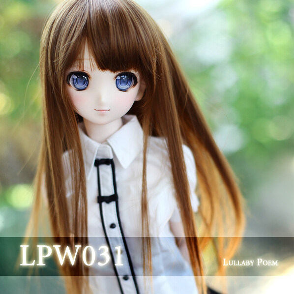 NEW!【LullabyPoem】*現貨* 耐熱絲 BJD DD SD 娃用假髮 -LPW031-