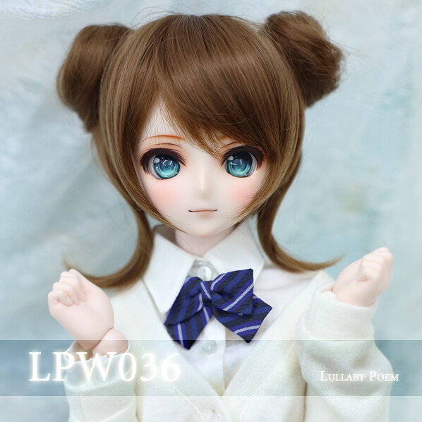 NEW!【LullabyPoem】*現貨* 耐熱絲 BJD DD SD 娃用假髮 -LPW036-