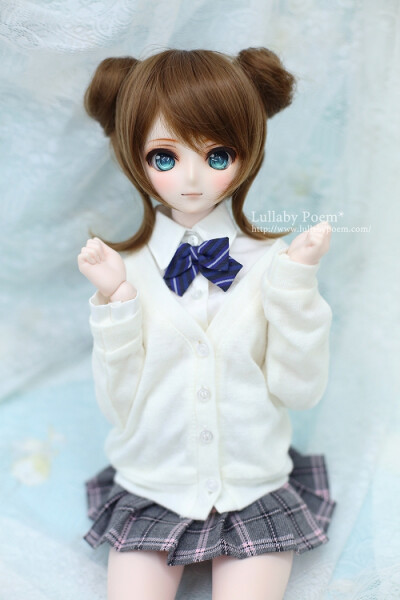 NEW!【LullabyPoem】*現貨* 耐熱絲 BJD DD SD 娃用假髮 -LPW036-