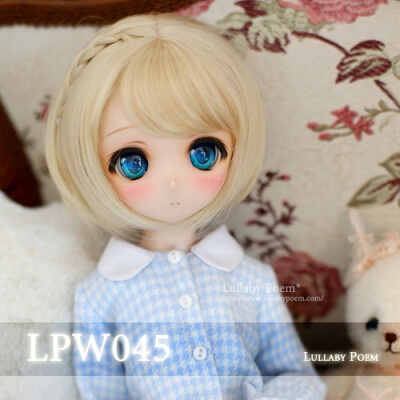 NEW!【LullabyPoem】*現貨* 耐熱絲 BJD DD 娃用假髮 -LPW045-