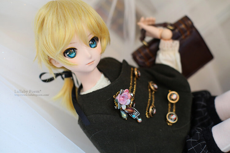 NEW!【LullabyPoem】*現貨* 耐熱絲 BJD DD SD 娃用假髮 -LPW049-