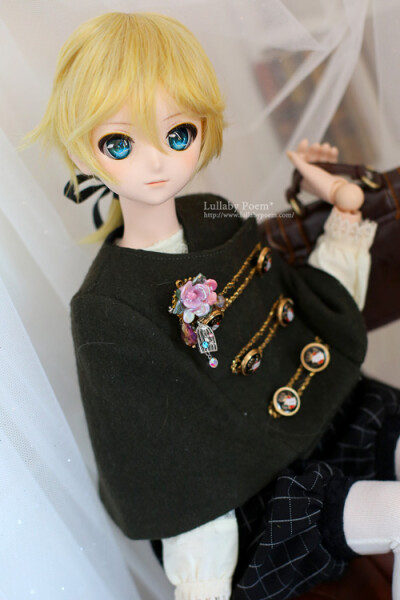 NEW!【LullabyPoem】*現貨* 耐熱絲 BJD DD SD 娃用假髮 -LPW049-