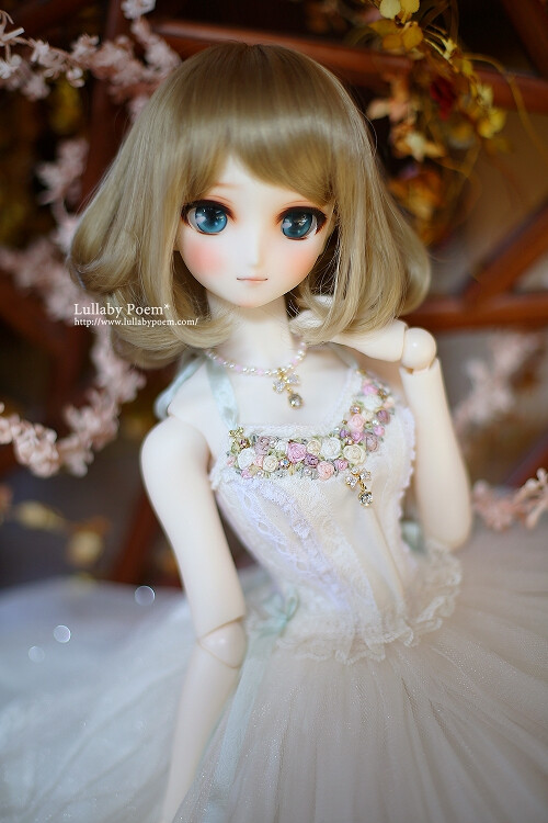 NEW!【LullabyPoem】*現貨* 耐熱絲 BJD DD SD 娃用假髮 -LPW037-