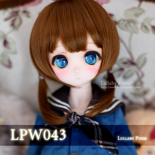 NEW!【LullabyPoem】*現貨* 耐熱絲 BJD DD 娃用假髮 -LPW043-