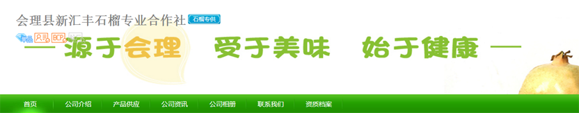 溯石榴本源 做匠心品质一一会理新汇丰石榴专业合作社