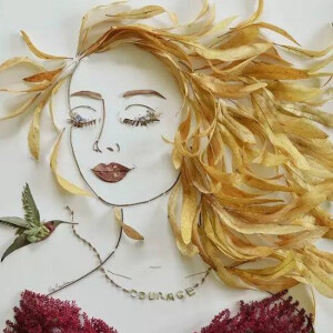 枯黄的落叶、凋谢的花朵和干枯的树枝能用来做什么？

除了化作春泥，还可以用来画画哦！