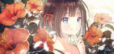 < ハイビスカス >
『芙蓉』
( gomzi )
#pixiv https://www.pixiv.net/member_illust.php?illust_id=60480961&mode=medium