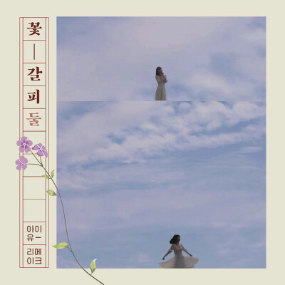 IU李知恩 花书签2