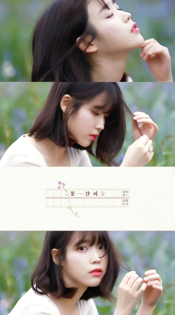 iu李知恩花书签2