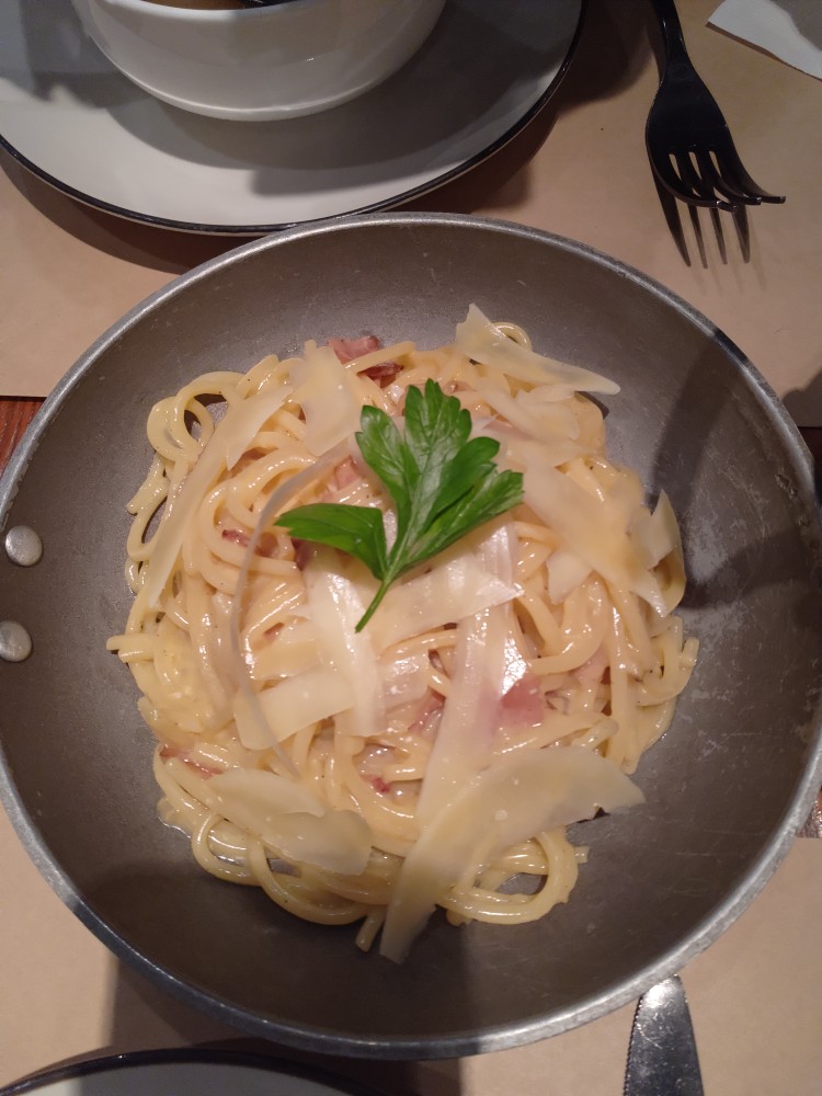 培根芝士意面，芝士控超爱，干酪加分