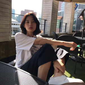 Girl face.短发.女生头像