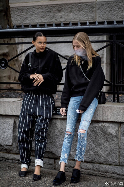 纽约时装周 Streetsnaps 