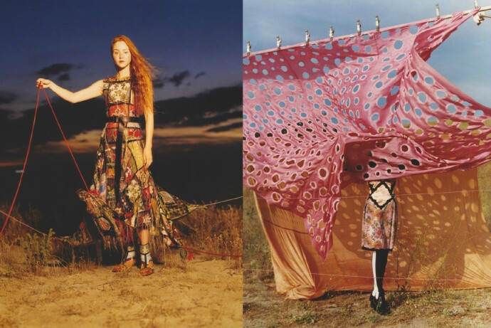 #杂志大片# UK Vogue August 2017 : #Devon Aoki# by Harley Weir. 英国版《Vogue》八月刊-“The Wilds”主题,由久违的戴文青木演绎,从色调到构图,每一张都很美,这才是一本大刊应有的水准. ​​​​