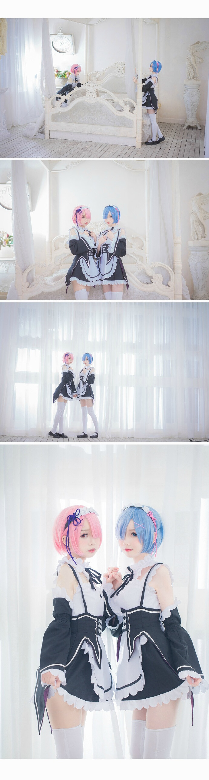 #COS# #Re:从零开始的异世界生活# 拉姆：@修老虎 O修老虎雷姆：@小圆脸雪雪 O小圆脸雪雪串场的艾米莉娅碳：@幺鸡w 摄影：@Will真的神隐了 @四处奔波的残念1 ...展开全文c