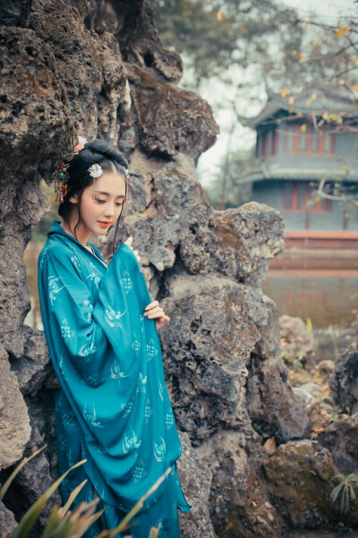 【清扬婉兮】＃蓝灵＃ 摄影：小欣欣