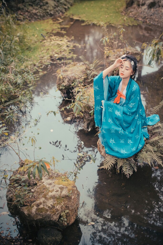 【清扬婉兮】＃蓝灵＃ 摄影：小欣欣