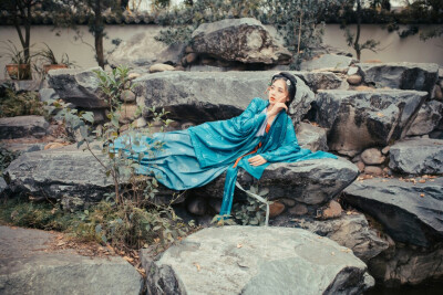 【清扬婉兮】＃蓝灵＃ 摄影：小欣欣