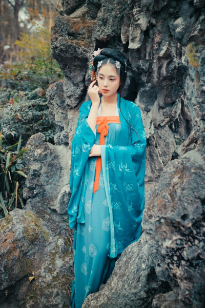 【清扬婉兮】＃蓝灵＃ 摄影：小欣欣