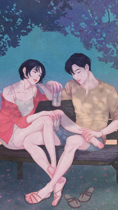 韩国插画师 ins:zipcy