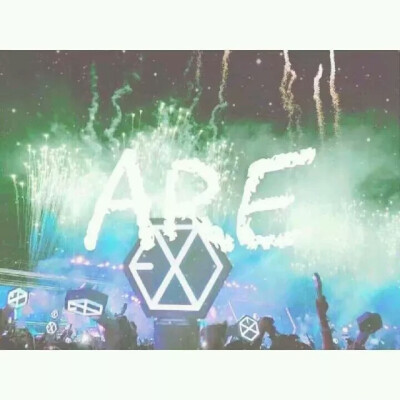 “123 We are one我们是EXO.”