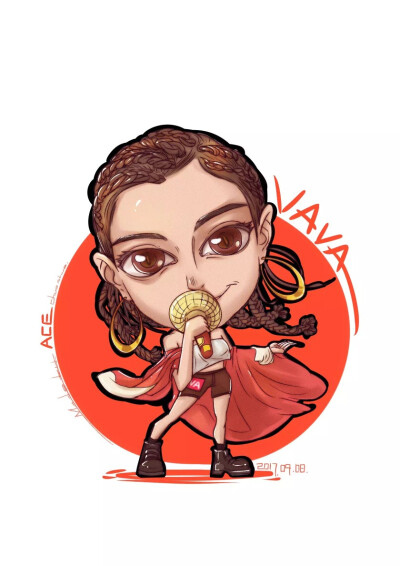 VAVA 中国有嘻哈 cr:啜啜