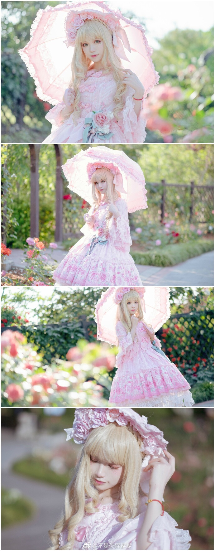 #lolita私影# Angelic Pretty.~Romantic Rose Letter~裙子@AngelicPretty上海店SH 摄影@夜空中的流星的世界 假发：dream holic 奥斯汀的回忆伞：btssb“If your feelings are still what they were last April,tell me so at once. ...展开全文c