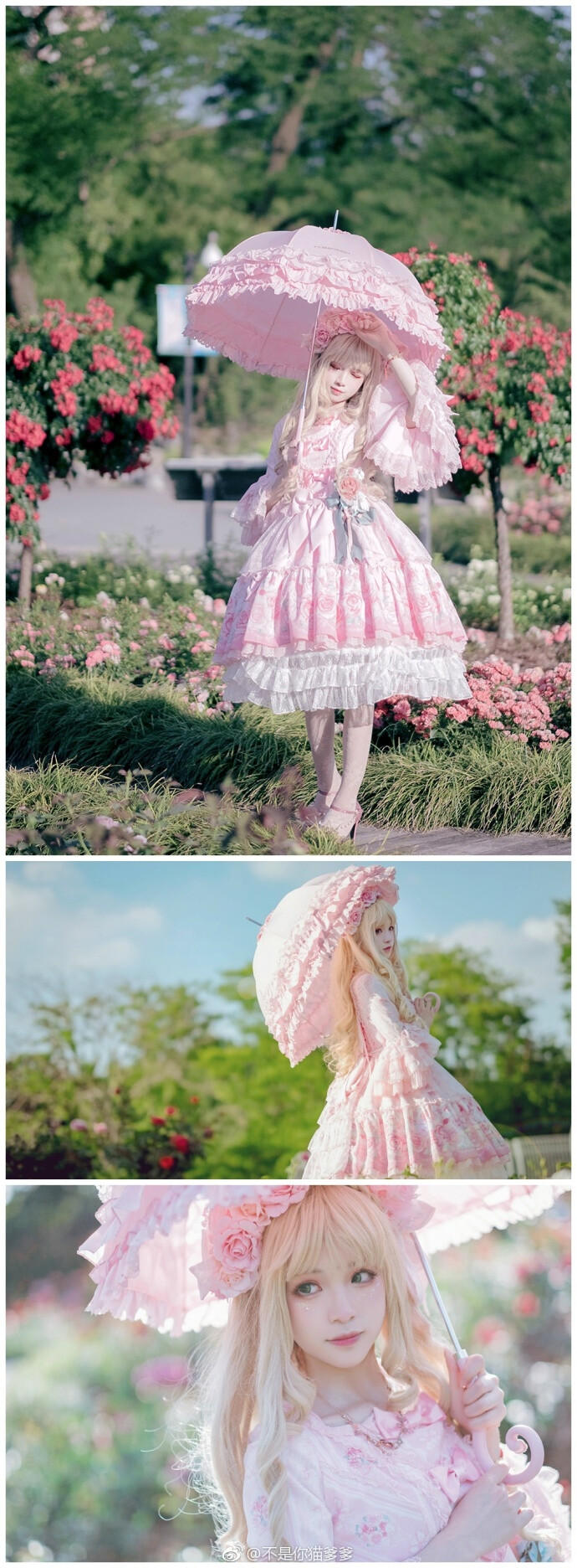 #lolita私影# Angelic Pretty.~Romantic Rose Letter~裙子@AngelicPretty上海店SH 摄影@夜空中的流星的世界 假发：dream holic 奥斯汀的回忆伞：btssb“If your feelings are still what they were last April,tell me so at once. ...展开全文c