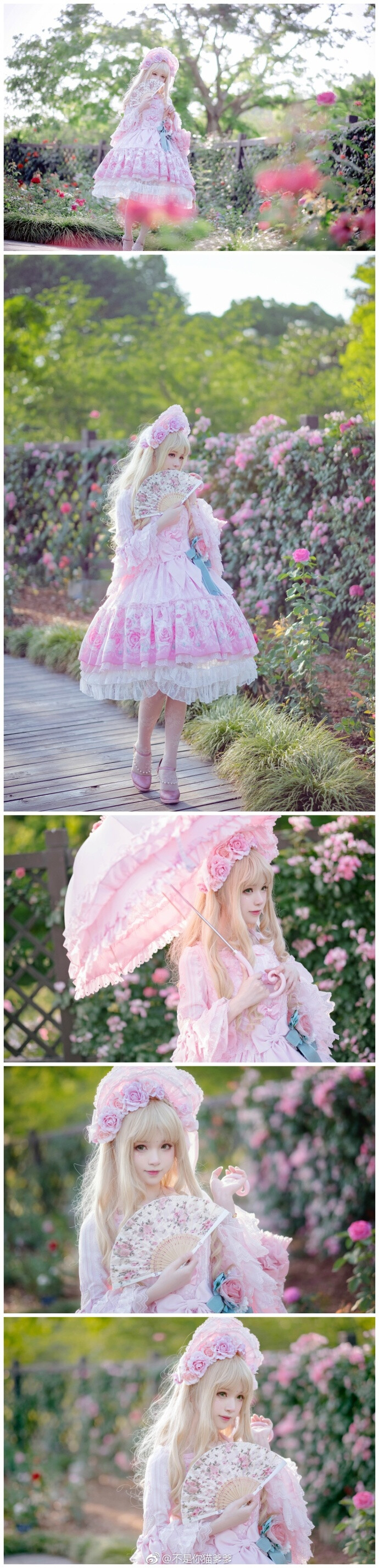 #lolita私影# Angelic Pretty.~Romantic Rose Letter~裙子@AngelicPretty上海店SH 摄影@夜空中的流星的世界 假发：dream holic 奥斯汀的回忆伞：btssb“If your feelings are still what they were last April,tell me so at once. ...展开全文c