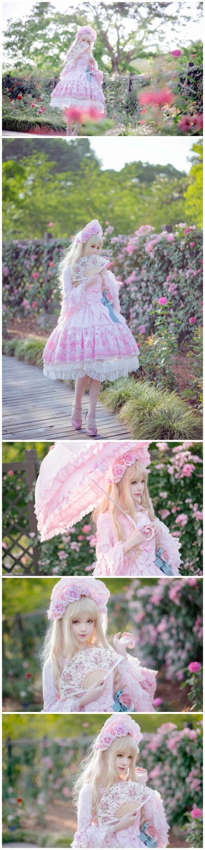 #lolita私影# Angelic Pretty.~Romantic Rose Letter~裙子@AngelicPretty上海店SH 摄影@夜空中的流星的世界 假发：dream holic 奥斯汀的回忆伞：btssb“If your feelings are still what they were last April,tell …