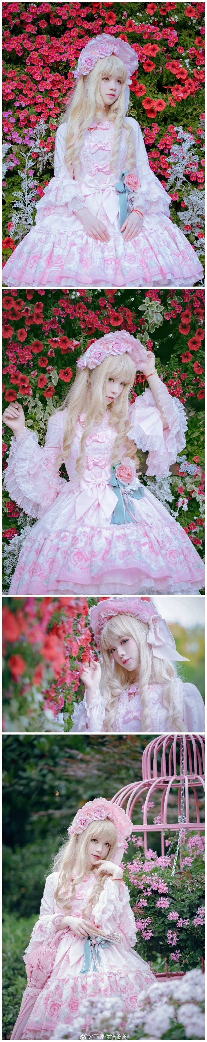 #lolita私影# Angelic Pretty.~Romantic Rose Letter~裙子@AngelicPretty上海店SH 摄影@夜空中的流星的世界 假发：dream holic 奥斯汀的回忆伞：btssb“If your feelings are still what they were last April,tell me so at once. ...展开全文c