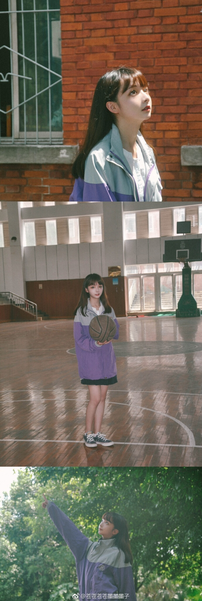 #校服写真# “放学铃响后抢饭的人群，课间… - 堆糖，美图壁纸兴趣社区
