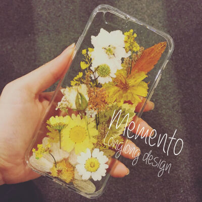 Memento原创定制干花手机壳iPhone6splus文艺青年最爱礼物专属