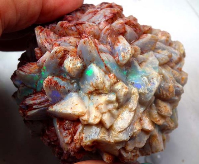 OPAL PINEAPPLE GLAUBERITE COLLECTOR PC 1500 CTS -1