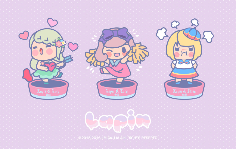 卡伦露娜 有几位少女？这张图揭晓了3位喔~嘻嘻~从左往右是 露丝 卡罗 娜娜~你喜欢哪位呢？©霁色文化